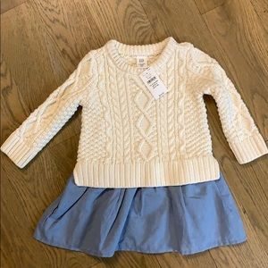 Gap sweater dress 12-18m